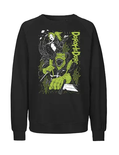 Kaiman & Nikaido - Dorohedoro - Kawaii, Anime, Manga, Tokyo, Angry, Japanese Art, Aesthetic, Manga Style, Zylixzen, Aggressive, Gamer, Otaku, Gift, Cool, Horror - Fairtrade Sweatshirt