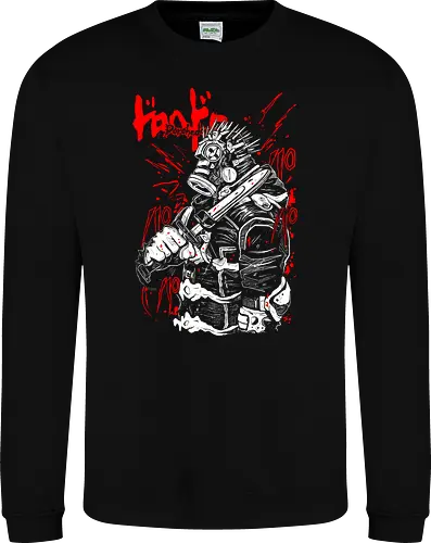 Kaiman - Dorohedoro - Kawaii, Anime, Manga, Tokyo, Angry, Japanese Art, Aesthetic, Manga Style, Zylixzen, Aggressive, Gamer, Otaku, Gift, Cool, Horror - Sweatshirt