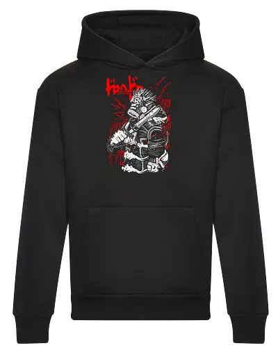 Kaiman - Dorohedoro - Kawaii, Anime, Manga, Tokyo, Angry, Japanese Art, Aesthetic, Manga Style, Zylixzen, Aggressive, Gamer, Otaku, Gift, Cool, Horror - Heavyweight Hoodie