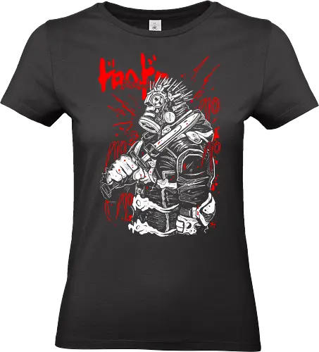 Kaiman - Dorohedoro - Kawaii, Anime, Manga, Tokyo, Angry, Japanese Art, Aesthetic, Manga Style, Zylixzen, Aggressive, Gamer, Otaku, Gift, Cool, Horror - Standard T-Shirt (Frauen)