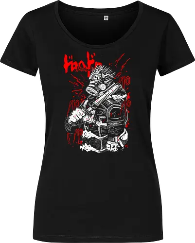 Kaiman - Dorohedoro - Kawaii, Anime, Manga, Tokyo, Angry, Japanese Art, Aesthetic, Manga Style, Zylixzen, Aggressive, Gamer, Otaku, Gift, Cool, Horror - Damen T-Shirt