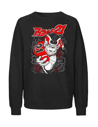 Sena Kobayakawa - Eyeshield 21 - Kawaii, Anime, Manga, Tokyo, Angry, Japanese Art, Aesthetic, Manga Style, Zylixzen, Aggressive, Gamer, Otaku, Gift, Cool, Sport - Fairtrade Sweatshirt