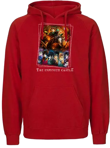 Demon Killer The Infinity castle - demon, kamado, slayer, hashira, The Infinity castle, tanjiro, nezuko, zenitsu, inosuke, Giyu Tomioka, Muichiro Tokito, Obanai Iguro, Shinobu Kocho, Kyojuro Rengoku, Mitsuri Kanroji, Tengen Uzui, Gyomei Himejima, Sanemi Shinazugawa, Akaza, Doma, Enmu, Kokushibo, Muzan Kibutsuji - Fairtrade Hoodie