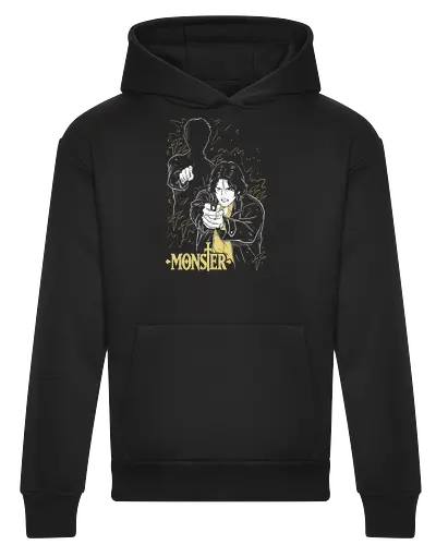 Kenzo Tenma - Monster - Kawaii, Anime, Manga, Tokyo, Angry, Japanese Art, Aesthetic, Manga Style, Zylixzen, Aggressive, Gamer, Otaku, Gift, Cool - Heavyweight Hoodie