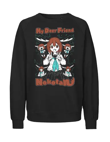 Noko Shikanoko - My Deer Friend Nokotan - Cool, Kawaii, Anime, Manga, Tokyo, Angry, Japanese Art, Aesthetic, Manga Style, Zylixzen, Aggressive, Gamer, Otaku, Gift - Fairtrade Sweatshirt