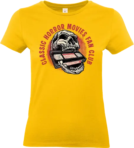 Horror Movies Fan - Horror, skeletons, retro, classic, vintage, videos, movies, horror movies - Standard T-Shirt (Frauen)