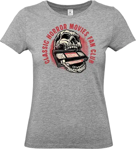 Horror Movies Fan - Horror, skeletons, retro, classic, vintage, videos, movies, horror movies - Standard T-Shirt (Frauen)
