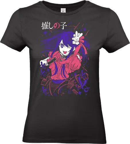 Ai Hoshino - Oshi No Ko - Kawaii, Anime, Manga, Tokyo, Angry, Japanese Art, Aesthetic, Manga Style, Zylixzen, Aggressive, Gamer, Otaku, Gift, Cool - Standard T-Shirt (Frauen)