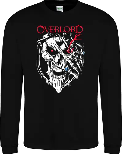 Ainz Ooal Gown - Overlord - Angry, Japanese Art, Aesthetic, Manga Style, Zylixzen, Aggressive, Gamer, Otaku, Gift, Cool, Kawaii, Anime, Manga, Tokyo - Sweatshirt