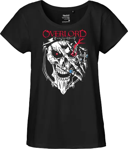 Ainz Ooal Gown - Overlord - Angry, Japanese Art, Aesthetic, Manga Style, Zylixzen, Aggressive, Gamer, Otaku, Gift, Cool, Kawaii, Anime, Manga, Tokyo - Fairtrade Girl Shirt