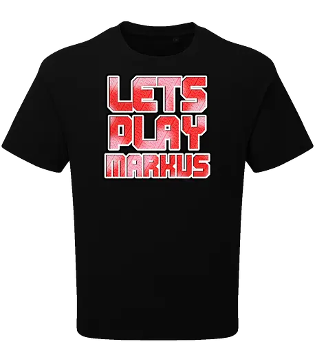 LetsPlayMarkus - Logo - Oversize T-Shirt