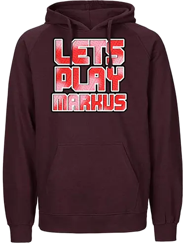 LetsPlayMarkus - Logo - Fairtrade Hoodie