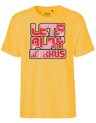 LetsPlayMarkus - Logo - Fairtrade T-Shirt