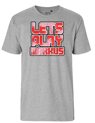 LetsPlayMarkus - Logo - Fairtrade T-Shirt