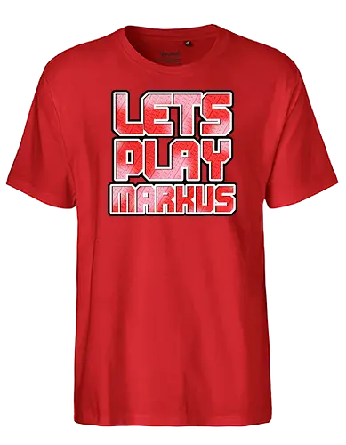 LetsPlayMarkus - Logo - Fairtrade T-Shirt