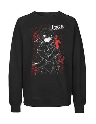 Ren Amamiya - Persona 5 - Kawaii, Anime, Manga, Tokyo, Angry, Japanese Art, Aesthetic, Manga Style, Zylixzen, Aggressive, Gamer, Otaku, Gift, Cool - Fairtrade Sweatshirt