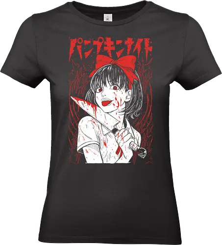 Naoko Kirino - Pumpkin night - Kawaii, Anime, Manga, Tokyo, Angry, Japanese Art, Aesthetic, Manga Style, Zylixzen, Aggressive, Gamer, Otaku, Gift, Cool - Standard T-Shirt (Frauen)