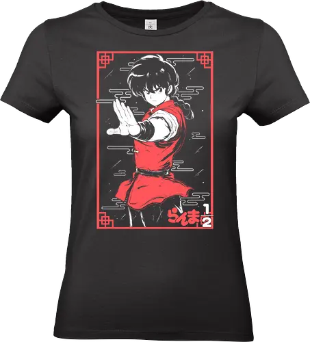 Ranma Saotome Boy - Ranma ½ - Kawaii, Anime, Manga, Tokyo, Angry, Japanese Art, Aesthetic, Manga Style, Zylixzen, Aggressive, Gamer, Otaku, Gift, Cool - Standard T-Shirt (Frauen)