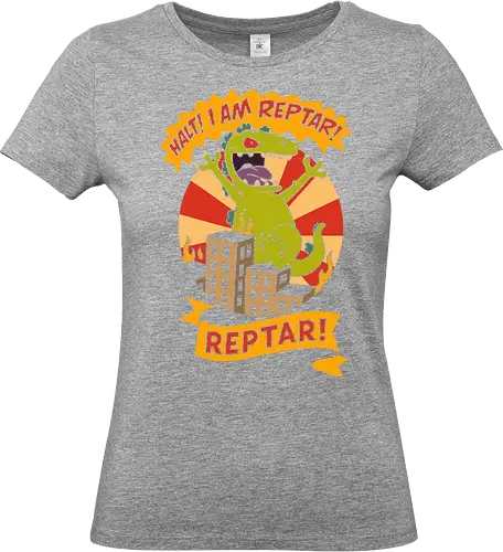 King Reptar - Reptar, Rugrats, Nickelodeon, 90s cartoon, 90s nostalgia, classic cartoon, Reptar bar, Angelica Pickles, vintage art, retro, fan art, t-shirt design, art print, pop culture, geek art, throwback - Standard T-Shirt (Frauen)