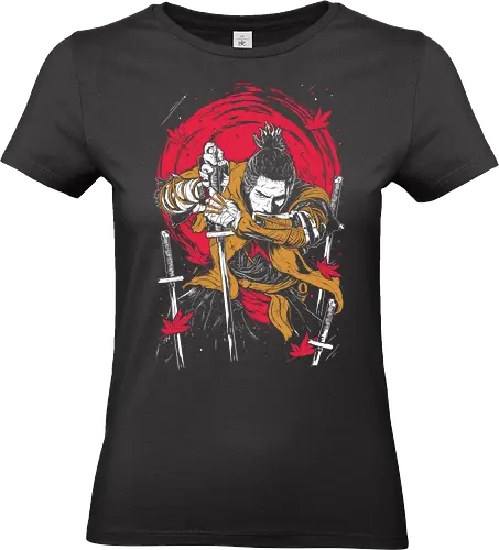 Wolf - Sekiro Shadows Die Twice - Kawaii, Anime, Manga, Tokyo, Angry, Japanese Art, Aesthetic, Manga Style, Zylixzen, Aggressive, Gamer, Otaku, Gift, Cool - Standard T-Shirt (Frauen)