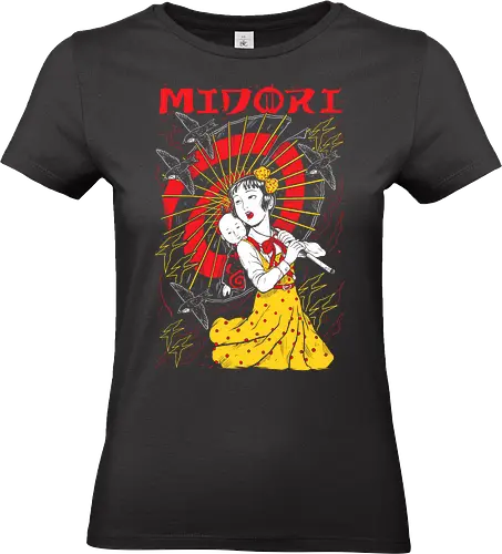 Midori Hanamura - The Camellia Girl - Kawaii, Anime, Manga, Tokyo, Angry, Japanese Art, Aesthetic, Manga Style, Zylixzen, Aggressive, Gamer, Otaku, Gift, Cool - Standard T-Shirt (Frauen)