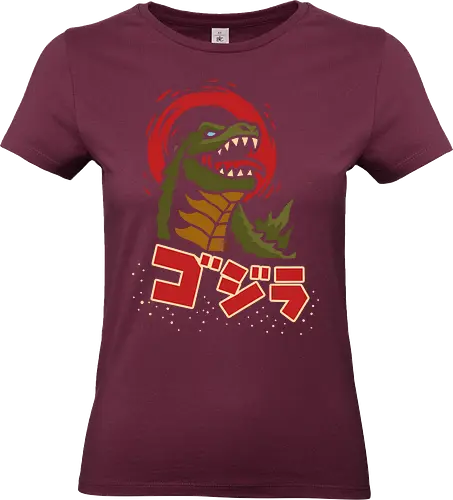 Kaiju King - Kaiju, Kaiju, kaiju, monster, Japanese movie, classic movie, fan art, t-shirt design, art print, pop culture, geek art, Japan, retro, monster movie, King of the Monsters - Standard T-Shirt (Frauen)