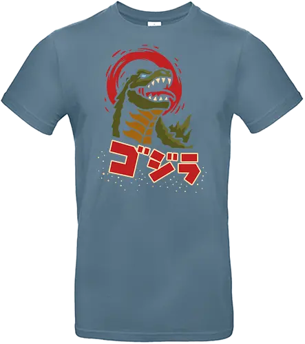 Kaiju King - Kaiju, Kaiju, kaiju, monster, Japanese movie, classic movie, fan art, t-shirt design, art print, pop culture, geek art, Japan, retro, monster movie, King of the Monsters - Standard T-Shirt