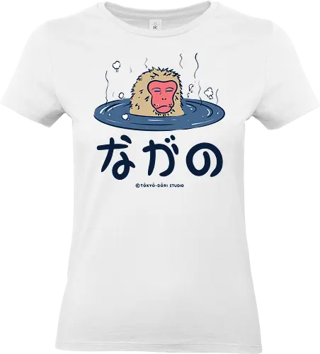 Nagano Relax Monkey - nagano, monkey, japan, japanese, relax, chill, animals - Standard T-Shirt (Frauen)