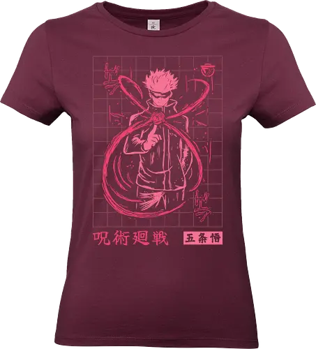 The Six Eyes - anime, Jujutsu, manga, japan, hero, yuji, megumi, sukuna, nobara, gojo, satoru, japanese, jujutsu, kaisen, gojo satoru, nanami - Standard T-Shirt (Frauen)