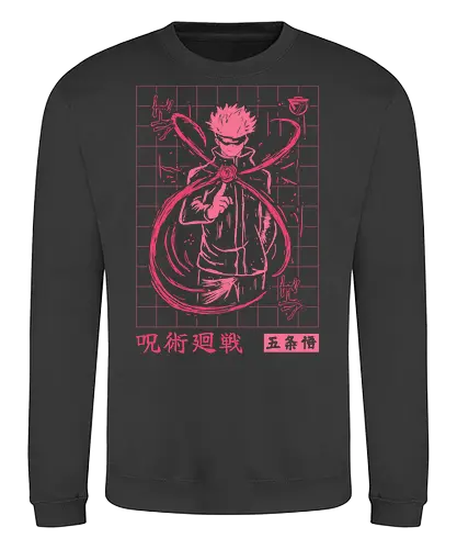 The Six Eyes - anime, Jujutsu, manga, japan, hero, yuji, megumi, sukuna, nobara, gojo, satoru, japanese, jujutsu, kaisen, gojo satoru, nanami - Sweatshirt