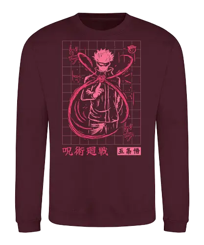 The Six Eyes - anime, Jujutsu, manga, japan, hero, yuji, megumi, sukuna, nobara, gojo, satoru, japanese, jujutsu, kaisen, gojo satoru, nanami - Sweatshirt