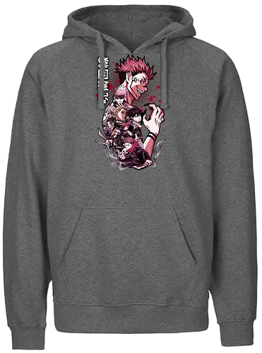 JJK - anime, Jujutsu, manga, japan, hero, yuji, megumi, sukuna, nobara, gojo, satoru, japanese, jujutsu, kaisen, gojo satoru, nanami - Fairtrade Hoodie