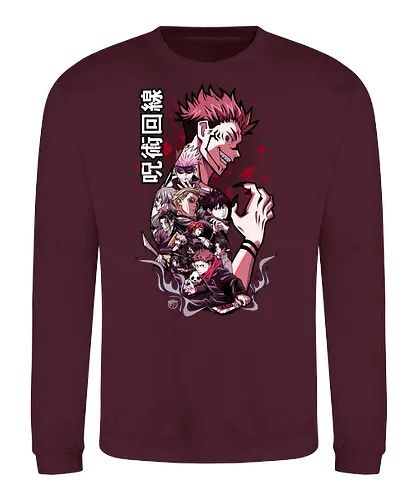 JJK - anime, Jujutsu, manga, japan, hero, yuji, megumi, sukuna, nobara, gojo, satoru, japanese, jujutsu, kaisen, gojo satoru, nanami - Sweatshirt
