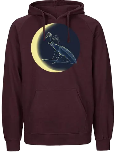 Howling Beetle - Käfer, Beetle, Mond, Crescent, Moon, Howling, den Mond anheulen, mystery, natur, Moonlight, geheimnisvoll - Fairtrade Hoodie