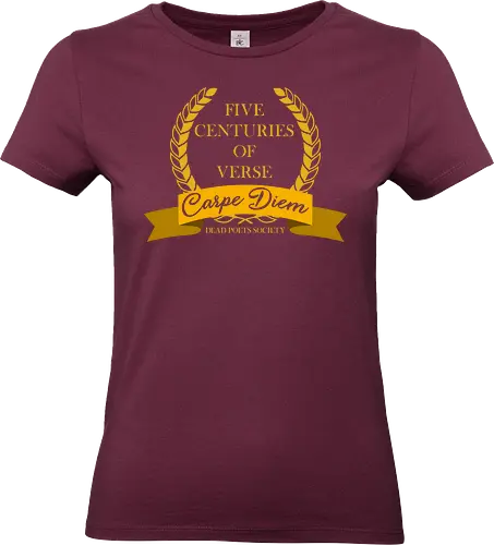 Five Centuries Of Verse Movie Art - cinema, movie art, poetry, poet, literature, vintage, parody, mashup, funny quote, funny slogan, geek, nerd, vintage art, humor, joke, sarcasm, nostalgia, meme, retro, lol - Standard T-Shirt (Frauen)