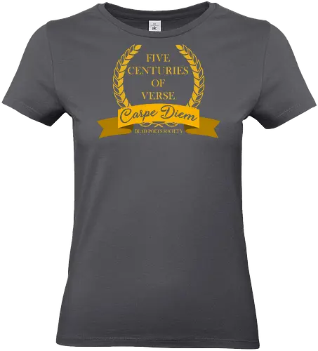 Five Centuries Of Verse Movie Art - cinema, movie art, poetry, poet, literature, vintage, parody, mashup, funny quote, funny slogan, geek, nerd, vintage art, humor, joke, sarcasm, nostalgia, meme, retro, lol - Standard T-Shirt (Frauen)