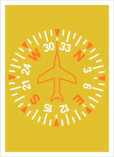 Heading Indicator Aeronautical Art Nº2