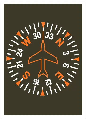 Heading Indicator Aeronautical Art Nº2