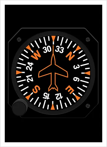 Heading Indicator Aeronautical Art