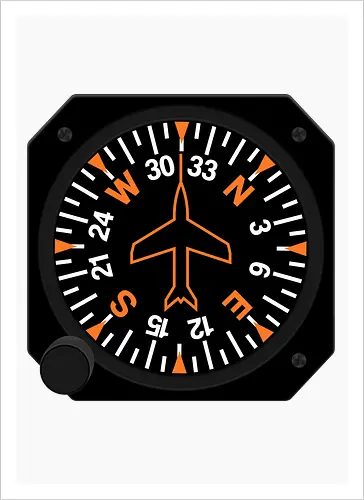 Heading Indicator Aeronautical Art
