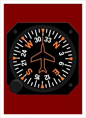 Heading Indicator Aeronautical Art