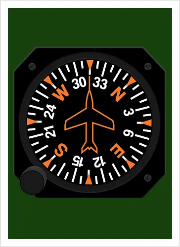 Heading Indicator Aeronautical Art