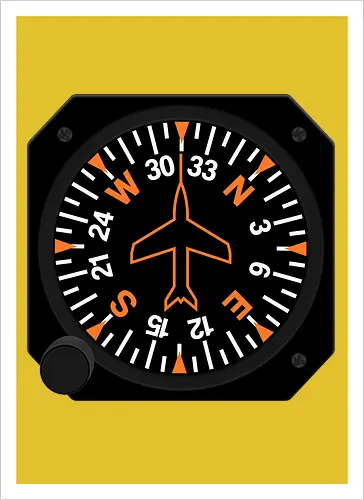 Heading Indicator Aeronautical Art