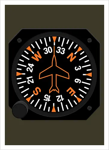 Heading Indicator Aeronautical Art