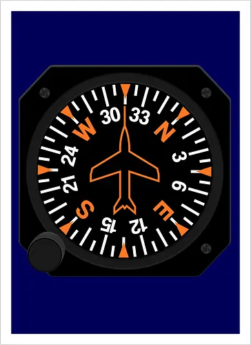 Heading Indicator Aeronautical Art