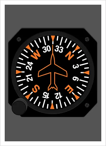 Heading Indicator Aeronautical Art