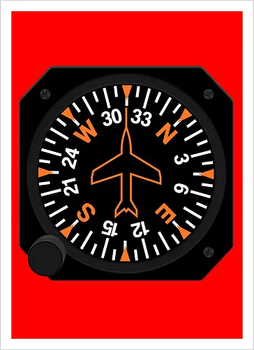 Heading Indicator Aeronautical Art