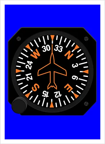 Heading Indicator Aeronautical Art