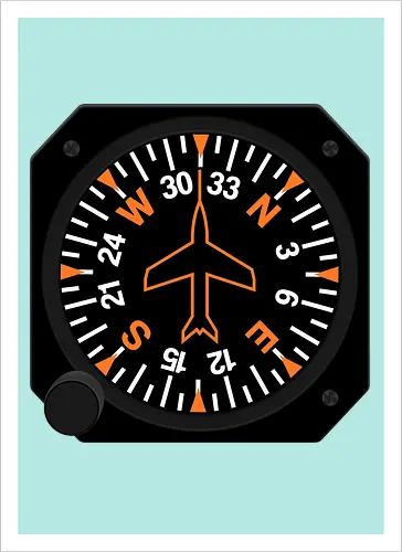 Heading Indicator Aeronautical Art