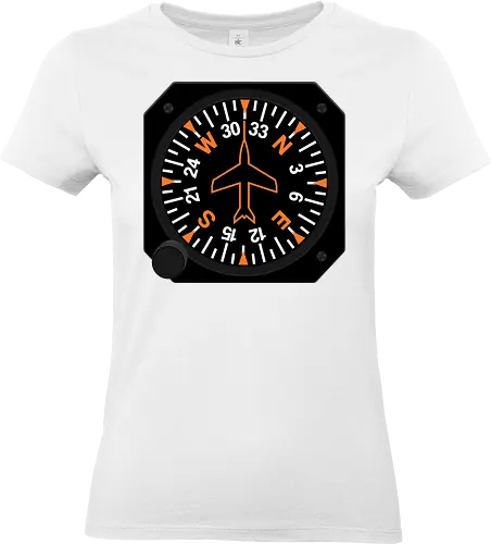 Heading Indicator Aeronautical Art - pop culture, nerd, humor, parody, funnytee, joke, geek, funny slogan, funny quote, aeronaut, airplane, aviator, pilot, aviation, aeronautical - Standard T-Shirt (Frauen)